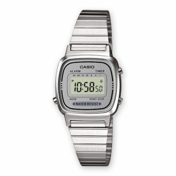 Unisex Pulkstenis Casio LA670WEA-7EF Pelēks Sudrabains (Ø 25 mm)