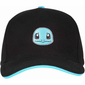 Pokemon Cepure Unisex Pokémon Squirtle Badge 58 cm Melns Viens izmērs