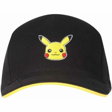 Pokemon Шапка унисекс Pokémon Pikachu Badge 58 cm Чёрный Один размер