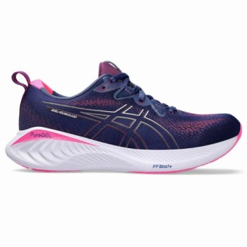 Running Shoes for Adults Asics Gel-Cumulus 25 Deep Navy Blue Lady