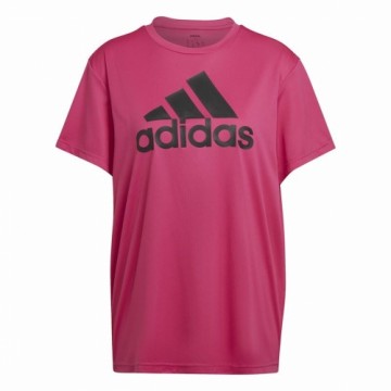 Sieviešu Krekls ar Īsām Piedurknēm Adidas Boyfriend Sport Tumši rozā