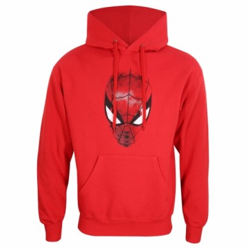 Unisex Sporta Krekls ar Kapuci Spider-Man Spider Crest Sarkans