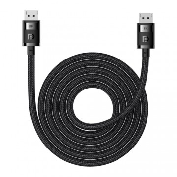 DP 8K to DP 8K cable Baseus High Definition 5m (black)