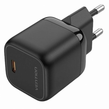 Sienas Lādētājs Vention FAKW0-EU 30 W USB-C Melns