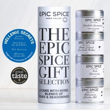 Epic Spice Napa Valley Hellenic Secrets, Graikijos Skoniai, prieskonių rinkinys, 4 vnt