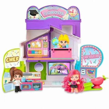 Playset Pinypon Chef & Stylist & High School 3-в-1