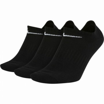 Короткие носки Nike Everyday Lightweight 3 пар Чёрный