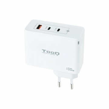 Сетевое зарядное устройство TooQ TQWC-GANQC2PD100W Белый 100 W