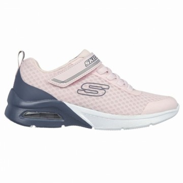 Детские спортивные кроссовки Skechers Microspec Max - Epic Brights Розовый Темно-синий