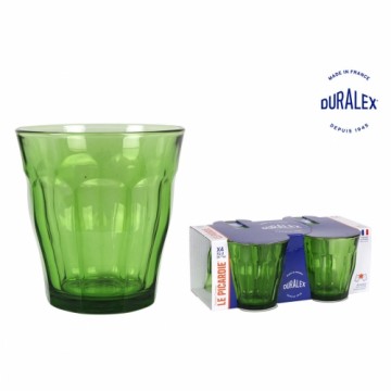 Set of glasses Duralex Picardie Green 310 ml (4 Units)