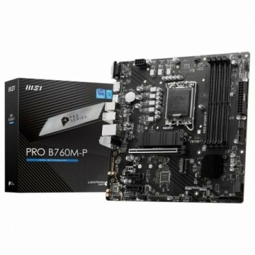 Mātesplate MSI PRO B760M-P DDR4 LGA 1700 Intel