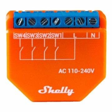 Wi-Fi Controller Shelly PLUS I4, 4 inputs