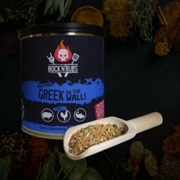 Rock 'n' Rubs ROCK'N'RUBS  Frontline Universalūs Prieskoniai "Another Greek in the Wall" (graikiškiems patiekalams), 140 g