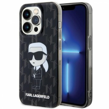 Karl Lagerfeld KLHCP15XHNKMKLK iPhone 15 Pro Max 6.7" czarny|black hardcase Monogram Ikonik