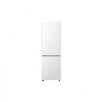 LG Refrigerator GBV3100DSW Energy efficiency class D Free standing Combi Height 186 cm Fridge net capacity 234 L Freezer net capacity 110 L Display 35 dB White