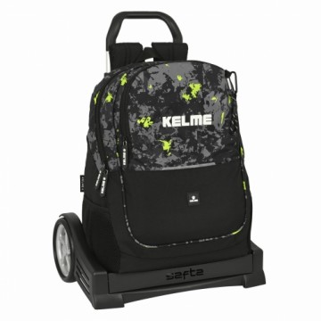 Школьный рюкзак с колесиками Kelme Чёрный 32 x 16 x 44 cm