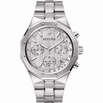 Vīriešu Pulkstenis Bulova 96B408 Sudrabains