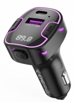 XO FM transmitter + charger BCC12 BT MP3, black