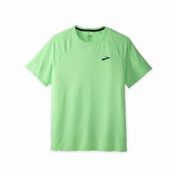 Vīriešu Krekls ar Īsām Piedurknēm Brooks  Atmosphere 2.0  Laima zaļa