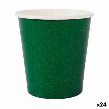 Glāžu komplekts Algon Vienreizējas lietošanas Kartons Zaļš 20 Daudzums 120 ml (24 gb.)
