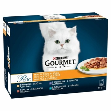 Kaķu barība Purina Gourmet Perle Tunzivis Turcija Jēra gaļa Pīle