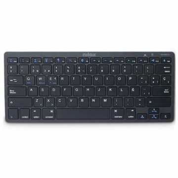 Клавиатура Nilox NXKB01B Чёрный Испанская Qwerty