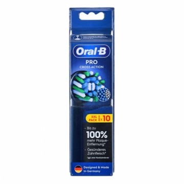 Сменная головка Braun Oral-B ProCrossAction 10 штук Чёрный