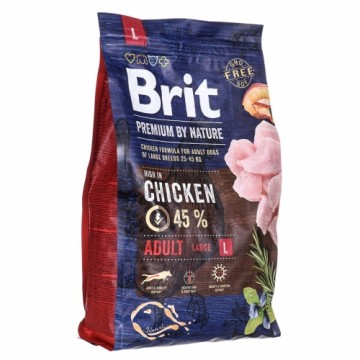 Фураж Brit Premium Для взрослых Курица 3 Kg