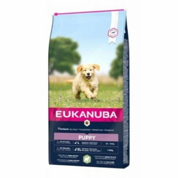 Lopbarība Eukanuba Puppy Bērns/Juniors Jēra gaļa 12 kg