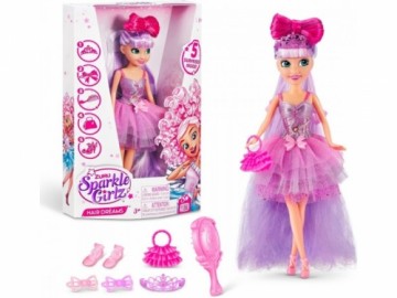 SPARKLE GIRLZ 27cm doll Hair Dreams, assort., 100313