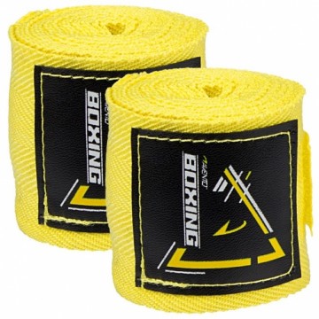 Boxing hand wraps AVENTO 41BI 2,5m Yellow