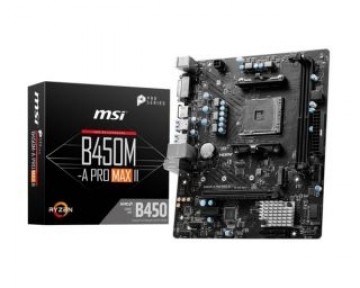 MSI  
         
       MB AMD B450 SAM4 MATX/B450M-A PRO MAX II