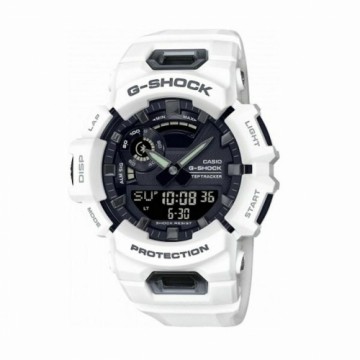 Vīriešu Pulkstenis Casio G-SHOCK Balts Melns