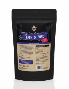 Rock 'n' Rubs ROCK'N'RUBS Prieskoniai "BBQ Beef & Pork" (jautienai ir kiaulienai), 100 g