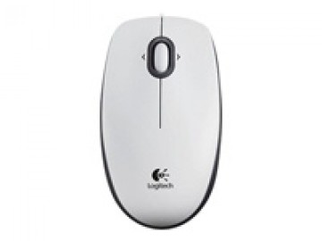 Logitech B100 Portable Optical Mouse White