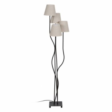 Bigbuy Home Grīdas lampa Brūns Melns Krēmkrāsa Dzelzs 60 W 220-240 V 38 x 34 x 138 cm