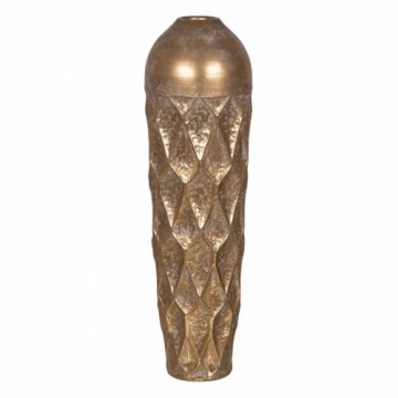 Vase Golden Iron 25 x 25 x 85 cm