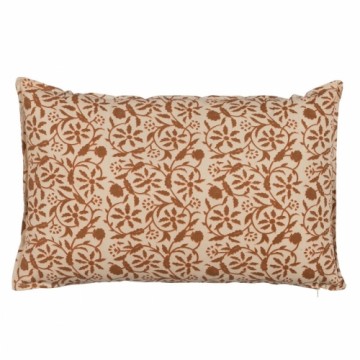 Cushion Cotton Brown Beige 60 x 40 cm