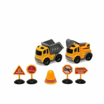 Bigbuy Kids Transportlīdzekļu Rotaļu Komplekts Construction