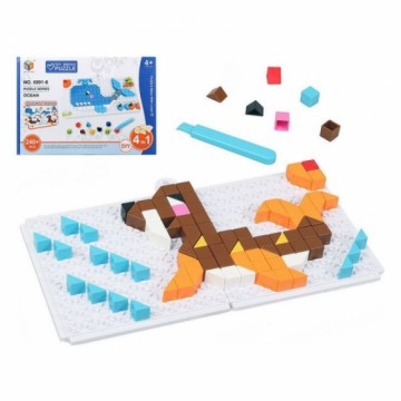 Bigbuy Fun Puzle un domino komplekts DIY Ocean 6 in 1 118070 (248 pcs) 30 x 21 cm