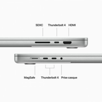 Piezīmju Grāmatiņa Apple MacBook Pro 2023 Azerty Francūzis M3 Max 1 TB SSD