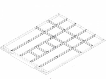 Grīdas rāmis noliktavai 3,2x3,6 m