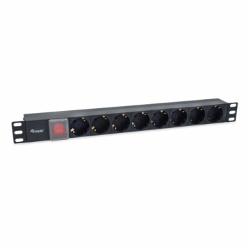 Schuko 8 virzienu daudzligzdu adapteris Equip 333286 (1,8 m)