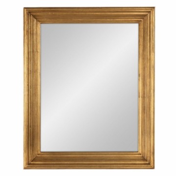 Bigbuy Home Настенное зеркало Позолоченный Стеклянный древесина сосны 78 x 98 cm