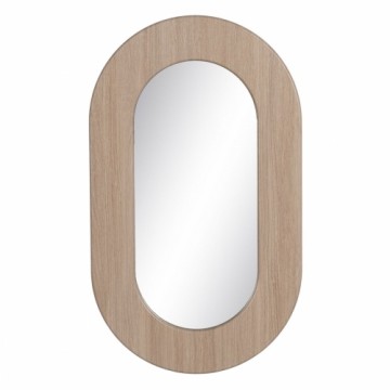 Bigbuy Home Настенное зеркало Натуральный Стеклянный Деревянный MDF 50 x 2,2 x 85 cm