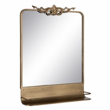 Bigbuy Home Sienas spogulis Bronza Stikls Dzelzs 62 x 16 x 65 cm