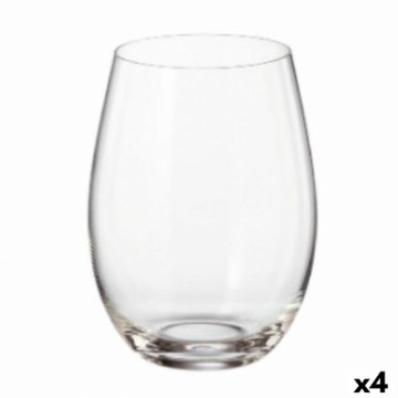 Набор стаканов Bohemia Crystal Clara 560 ml Стеклянный 6 Предметы (4 штук)