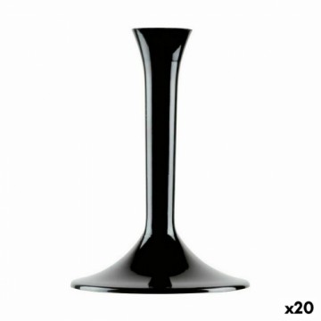 Glass Stand Goldplast   Black Set 20 Pieces (20 Units)