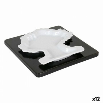 Uzkodu paplāte Viejo Valle Komplekts 2 Daudzums Porcelāns Koks 16,8 x 16,8 x 1,1 cm (12 gb.)