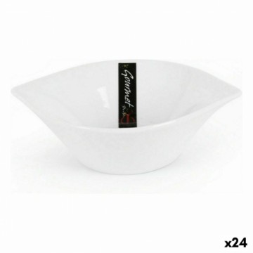 Bigbuy Cooking Uzkodu Bļoda Pica-pica gourmet Balts 15 x 11,5 x 4,2 cm (24 gb.)